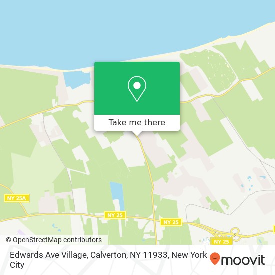 Mapa de Edwards Ave Village, Calverton, NY 11933