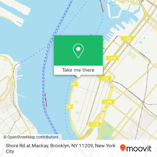 Shore Rd at Mackay, Brooklyn, NY 11209 map