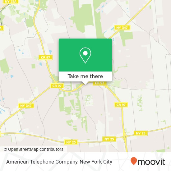 Mapa de American Telephone Company