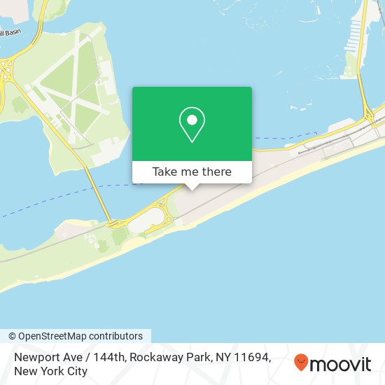 Mapa de Newport Ave / 144th, Rockaway Park, NY 11694
