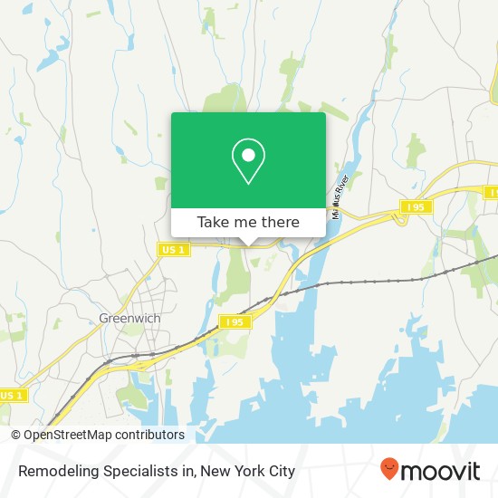 Remodeling Specialists in map