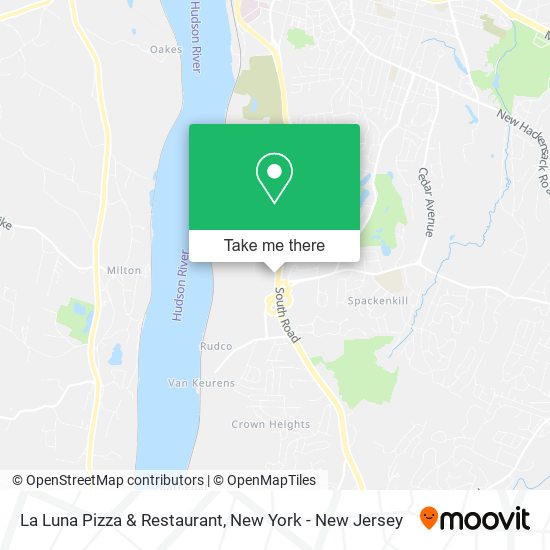 Mapa de La Luna Pizza & Restaurant