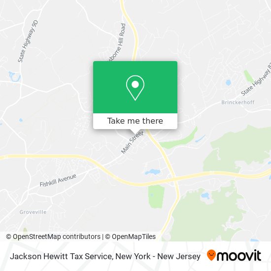 Jackson Hewitt Tax Service map