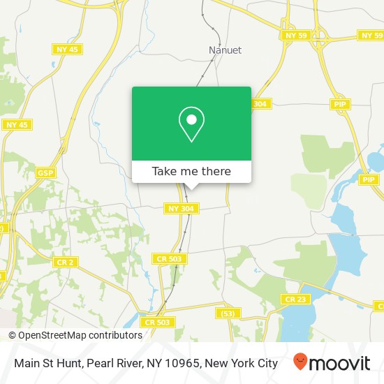 Main St Hunt, Pearl River, NY 10965 map