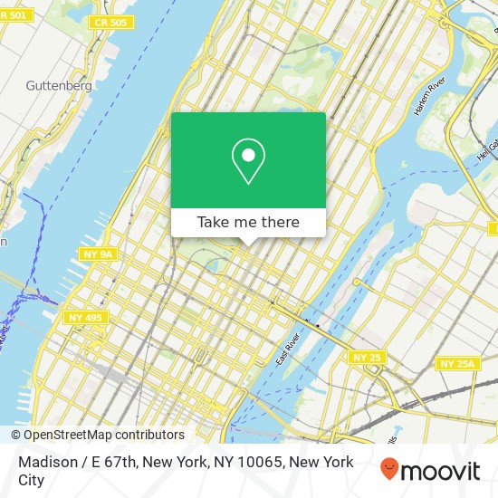 Mapa de Madison / E 67th, New York, NY 10065