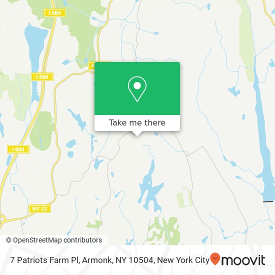 7 Patriots Farm Pl, Armonk, NY 10504 map