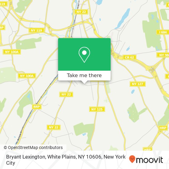 Bryant Lexington, White Plains, NY 10606 map