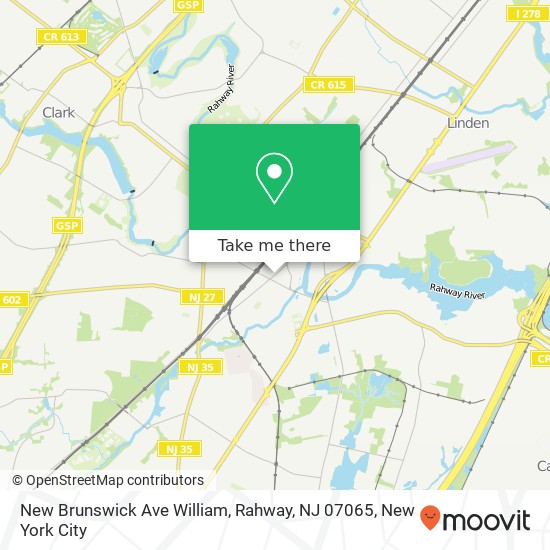 New Brunswick Ave William, Rahway, NJ 07065 map