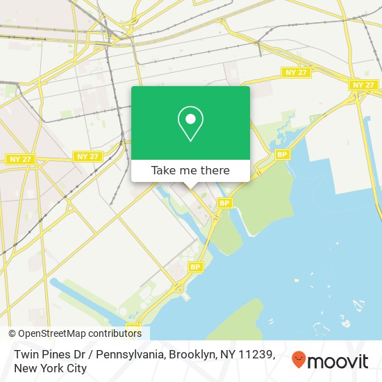 Twin Pines Dr / Pennsylvania, Brooklyn, NY 11239 map