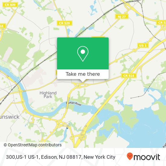 300,US-1 US-1, Edison, NJ 08817 map