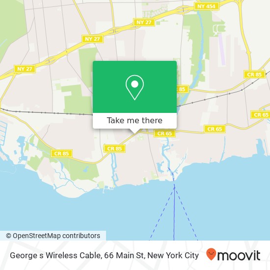 Mapa de George s Wireless Cable, 66 Main St