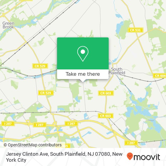 Jersey Clinton Ave, South Plainfield, NJ 07080 map