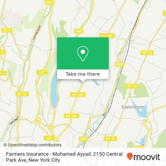 Mapa de Farmers Insurance - Mohamed Ayyad, 2150 Central Park Ave