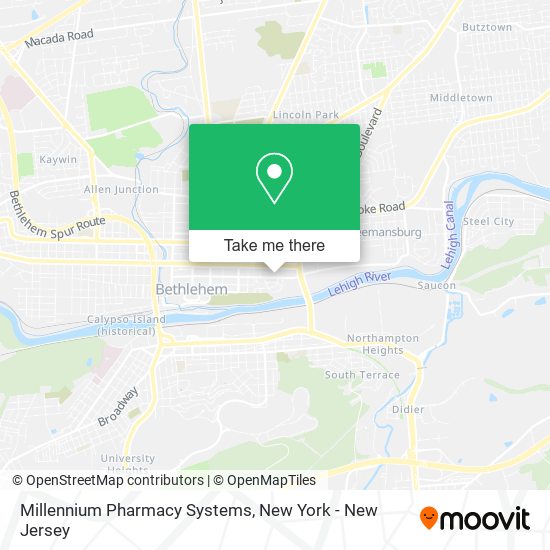 Mapa de Millennium Pharmacy Systems