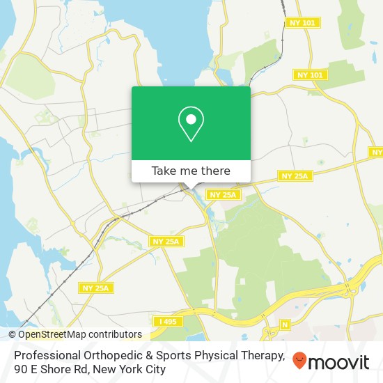 Professional Orthopedic & Sports Physical Therapy, 90 E Shore Rd map