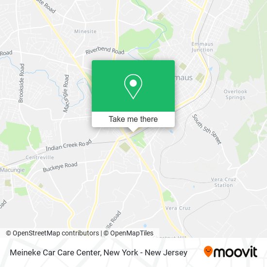 Mapa de Meineke Car Care Center