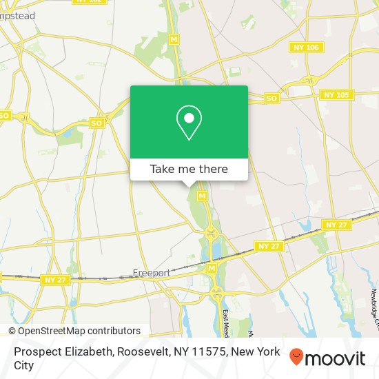 Prospect Elizabeth, Roosevelt, NY 11575 map