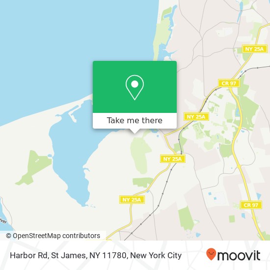 Harbor Rd, St James, NY 11780 map