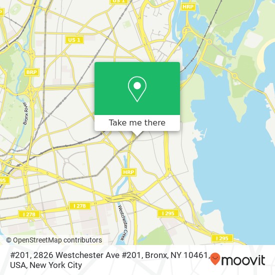 #201, 2826 Westchester Ave #201, Bronx, NY 10461, USA map