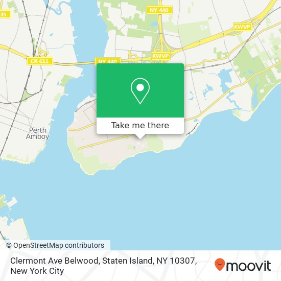 Clermont Ave Belwood, Staten Island, NY 10307 map