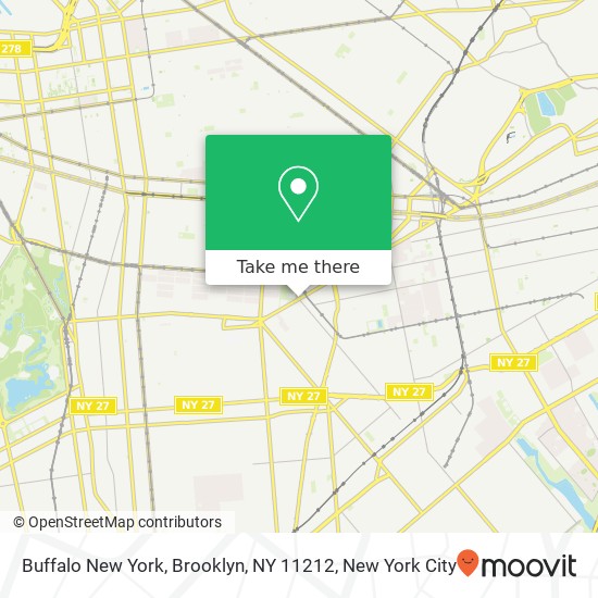 Buffalo New York, Brooklyn, NY 11212 map