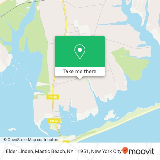 Elder Linden, Mastic Beach, NY 11951 map