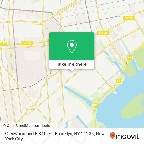Glenwood and E 84th St, Brooklyn, NY 11236 map