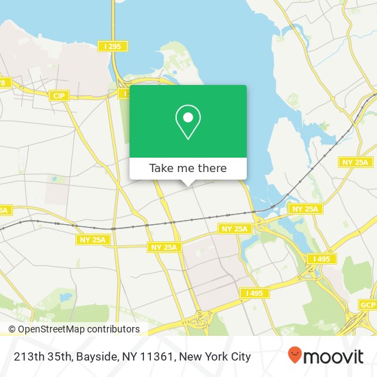 213th 35th, Bayside, NY 11361 map