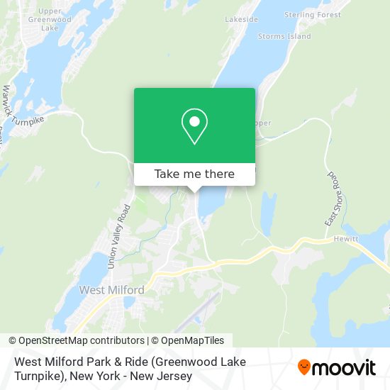 West Milford Park & Ride (Greenwood Lake Turnpike) map