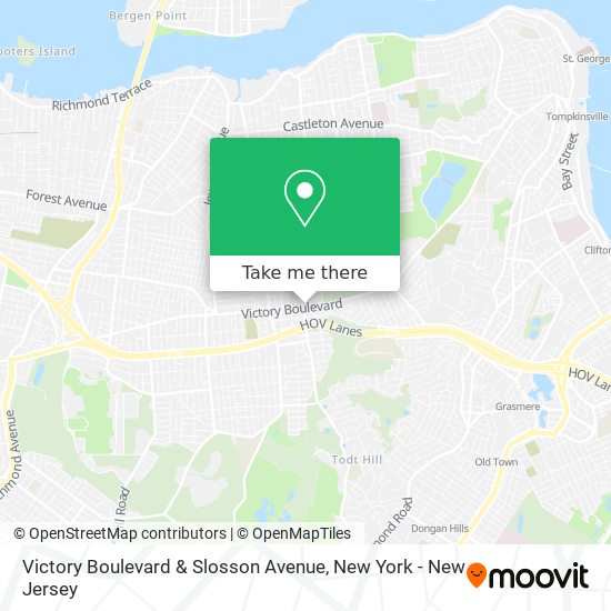 Mapa de Victory Boulevard & Slosson Avenue