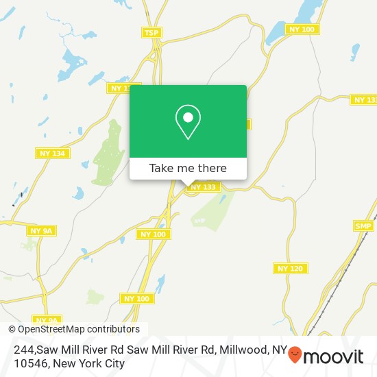 Mapa de 244,Saw Mill River Rd Saw Mill River Rd, Millwood, NY 10546