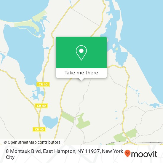 8 Montauk Blvd, East Hampton, NY 11937 map