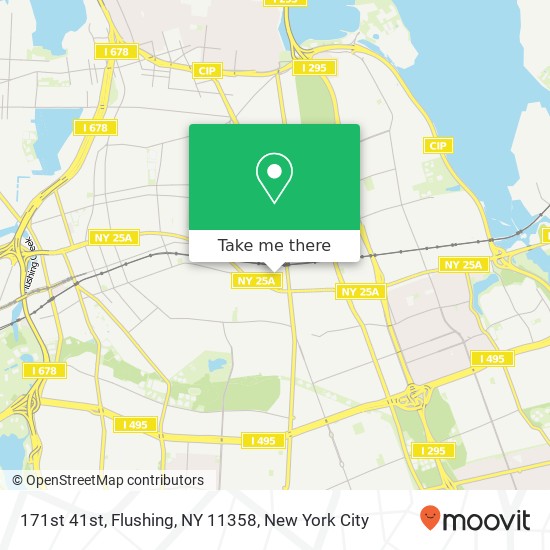 Mapa de 171st 41st, Flushing, NY 11358