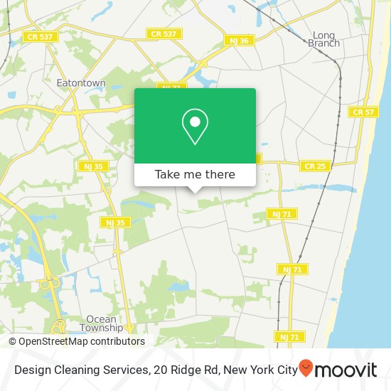 Design Cleaning Services, 20 Ridge Rd map