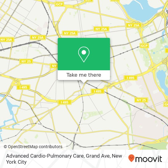Advanced Cardio-Pulmonary Care, Grand Ave map
