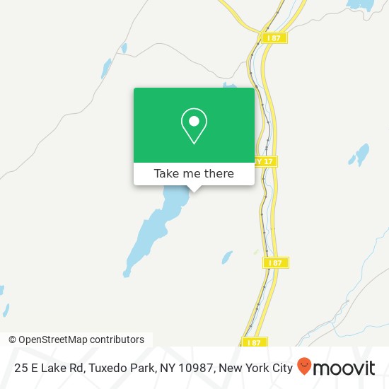 25 E Lake Rd, Tuxedo Park, NY 10987 map