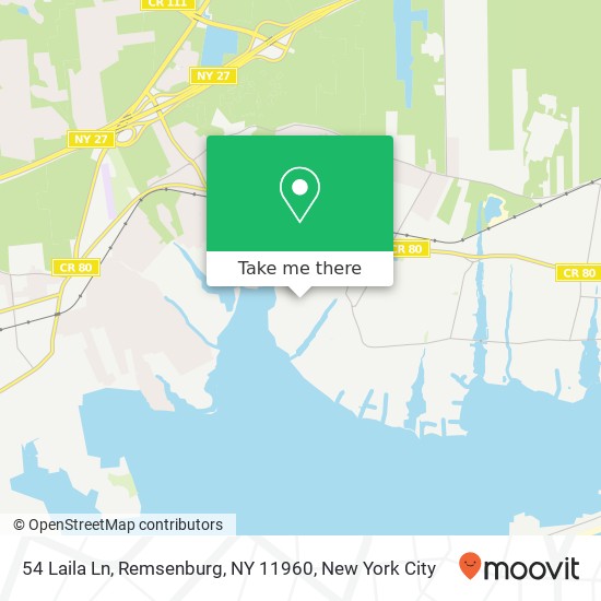 54 Laila Ln, Remsenburg, NY 11960 map