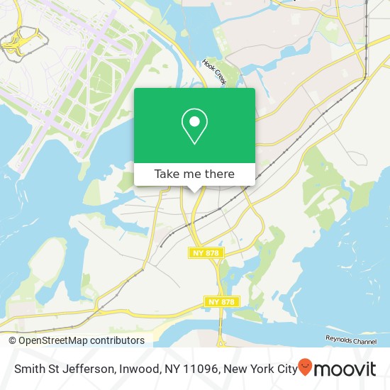 Mapa de Smith St Jefferson, Inwood, NY 11096