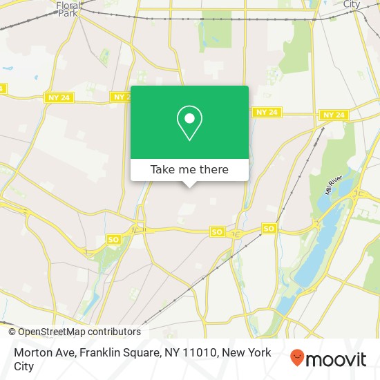 Morton Ave, Franklin Square, NY 11010 map