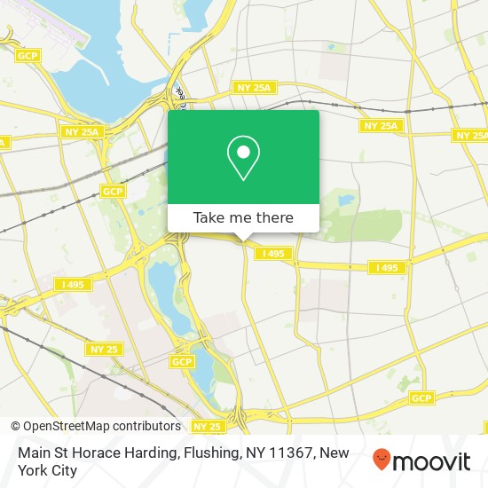 Mapa de Main St Horace Harding, Flushing, NY 11367