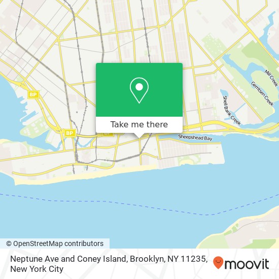 Mapa de Neptune Ave and Coney Island, Brooklyn, NY 11235