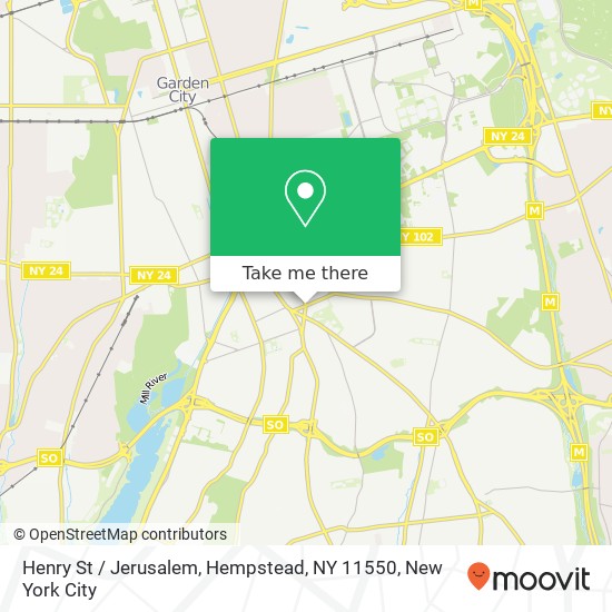 Mapa de Henry St / Jerusalem, Hempstead, NY 11550