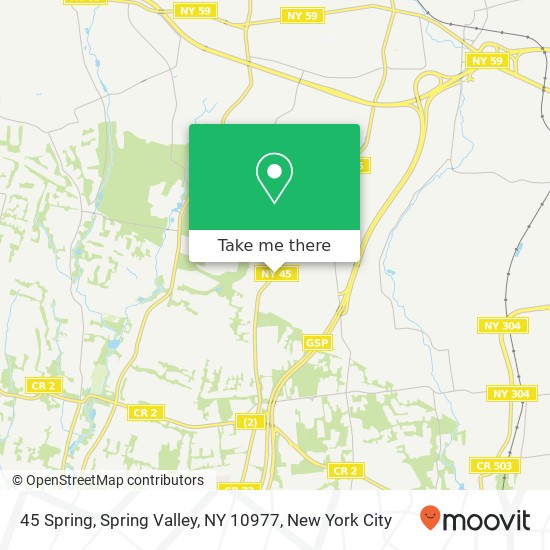 45 Spring, Spring Valley, NY 10977 map