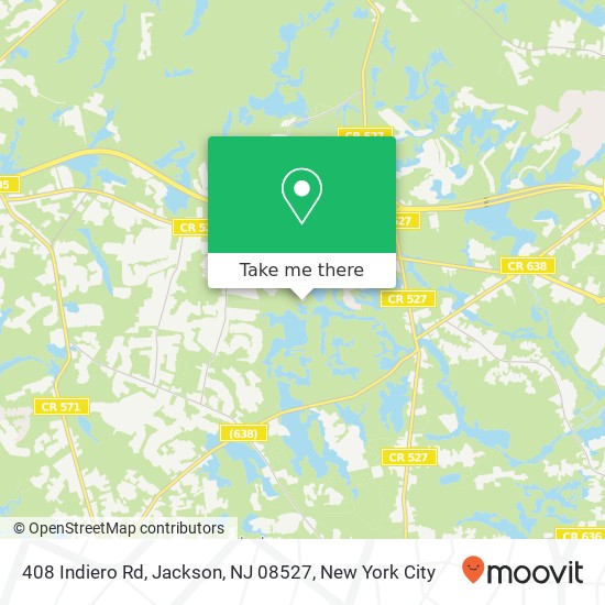 408 Indiero Rd, Jackson, NJ 08527 map