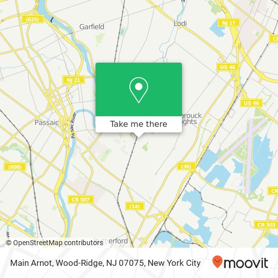 Main Arnot, Wood-Ridge, NJ 07075 map