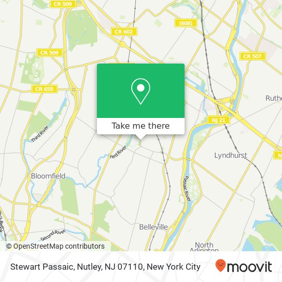 Stewart Passaic, Nutley, NJ 07110 map
