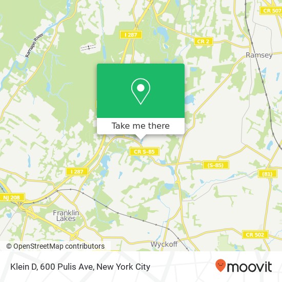 Mapa de Klein D, 600 Pulis Ave