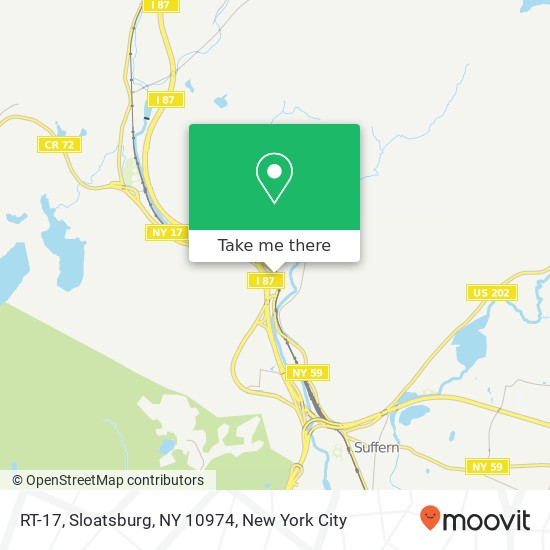 RT-17, Sloatsburg, NY 10974 map