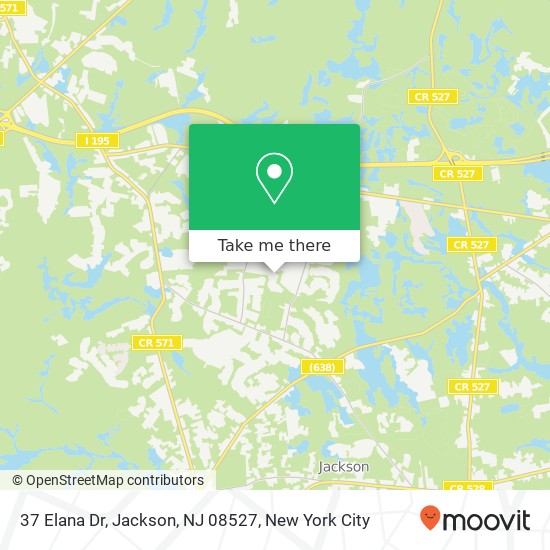 37 Elana Dr, Jackson, NJ 08527 map