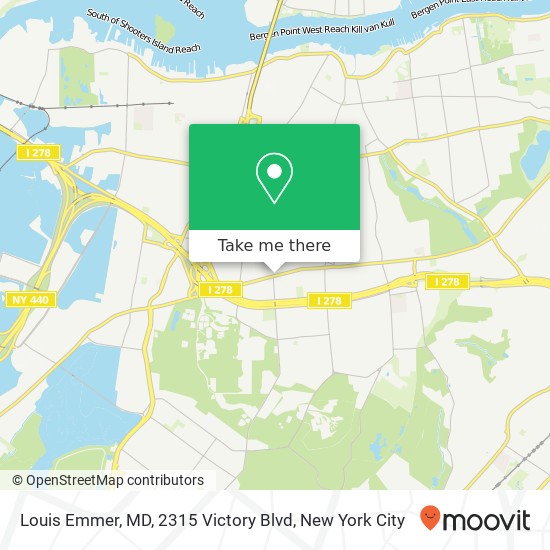 Louis Emmer, MD, 2315 Victory Blvd map